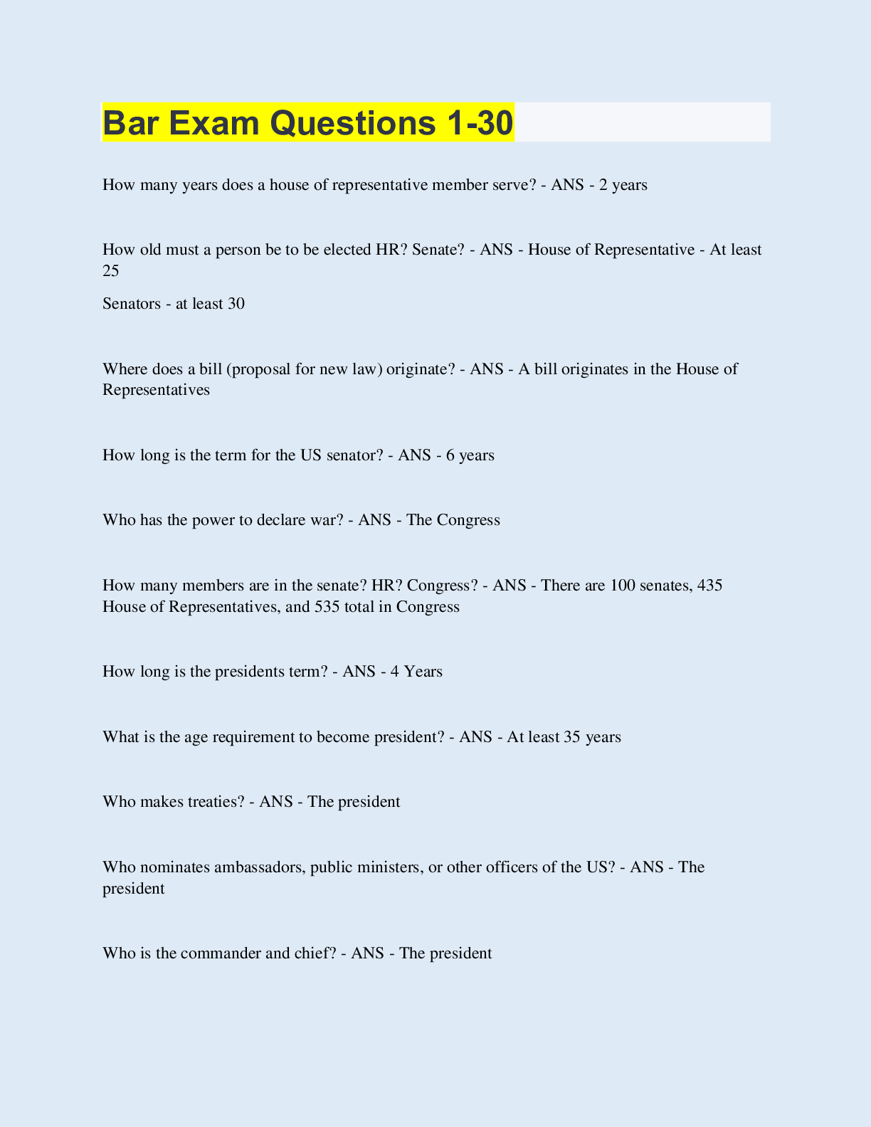 CPFA Practice Exam Browsegrades